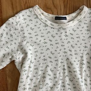 Randy Melville long sleeve with green flowers